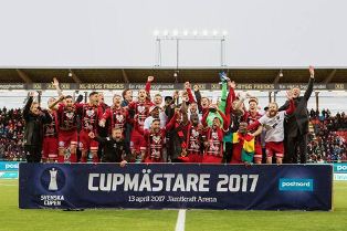 Ex-Flying Eagles Star Gero Over The Moon After Scoring In Cup Final For Ostersunds FK  
